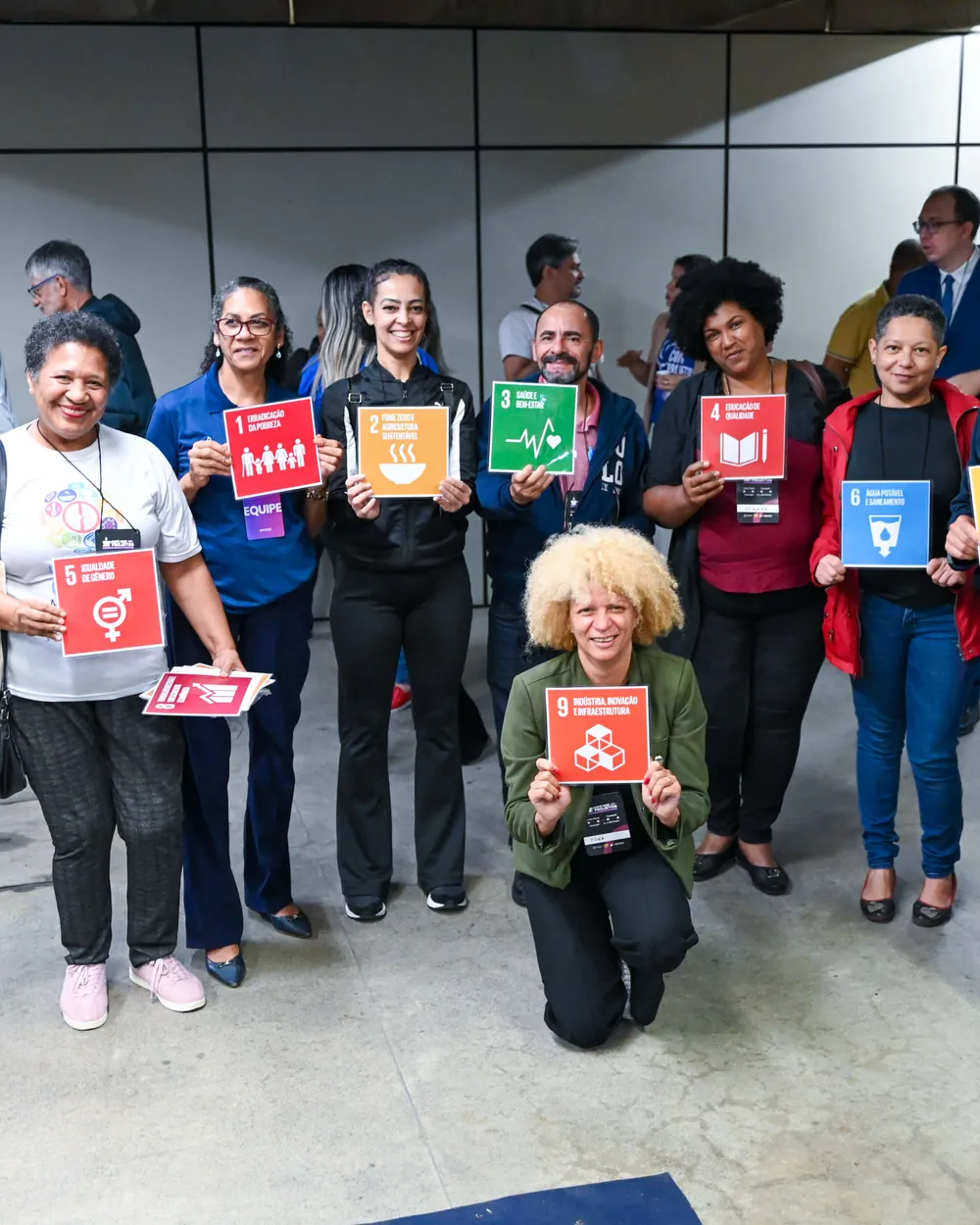 Participantes de um encontro do Café com Projetos
