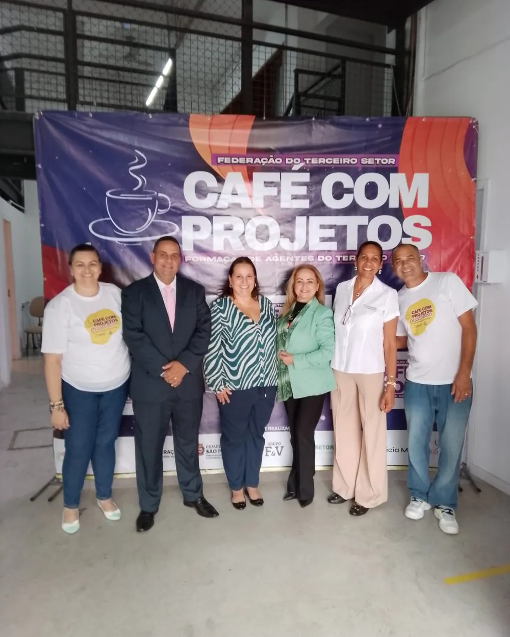 Equipe do Café com Projetos na edição Conexão Cultura
