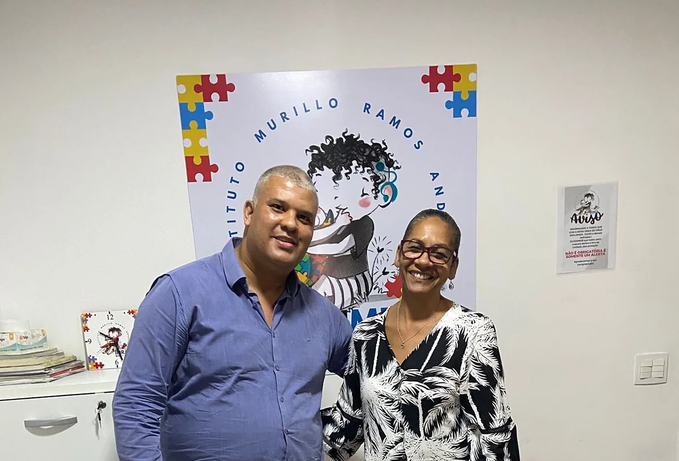 Atendimento institucional na sede de uma organização parceira
