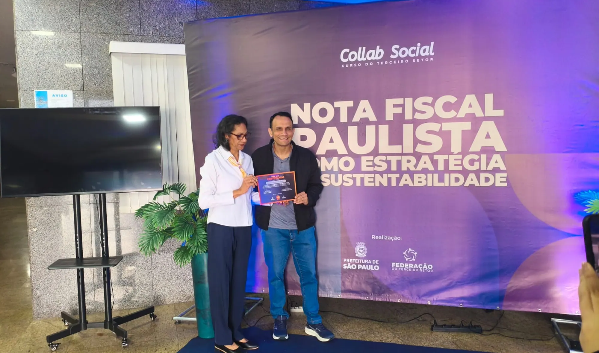 Apresentação de uma formação para organizações