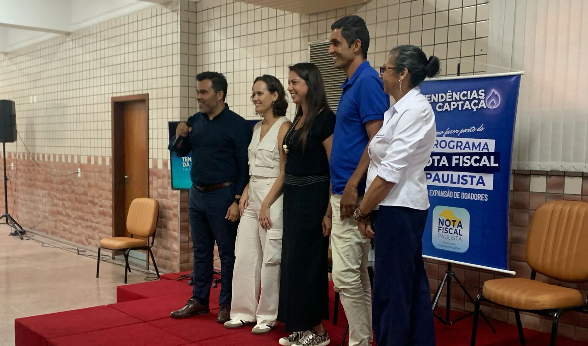 Mesa de palestra sobre Nota Fiscal Paulista